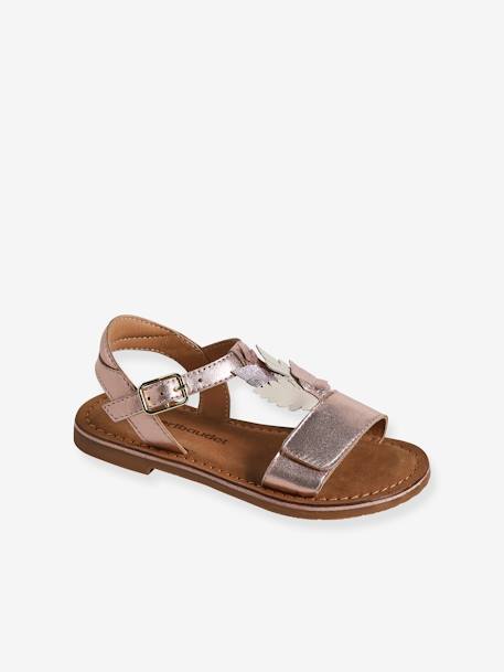 Kinder Klett-Sandalen - gold - 1