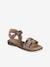 Kinder Sandalen mit Anziehtrick - ocker - 1