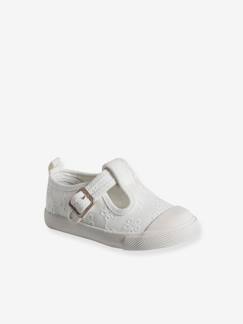 Kinderschuhe-Babyschuhe-Babyschuhe Mädchen-Sneakers-Baby Stoff-Sandalen