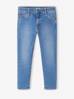 Jungenkleidung-Jungenhosen-Jungen Slim-Fit-Jeans WATERLESS, Hüftweite COMFORT Oeko-Tex