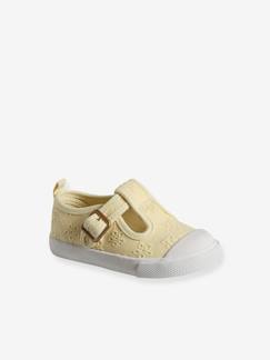 Kinderschuhe-Babyschuhe-Babyschuhe Mädchen-Sneakers-Baby Stoff-Sandalen