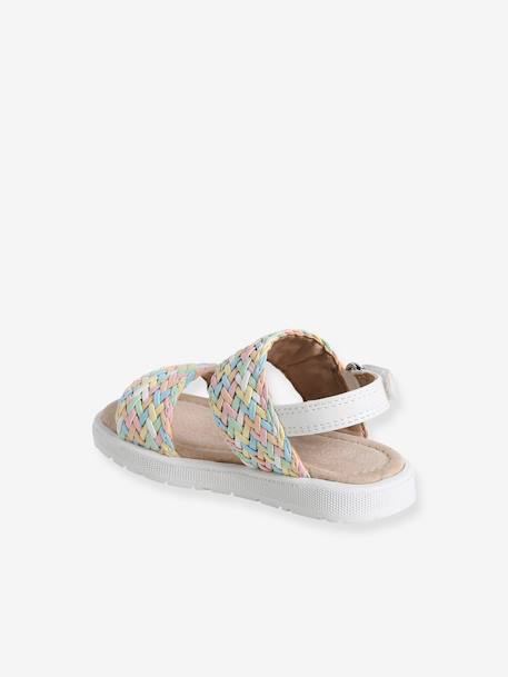 Baby Klett-Sandalen mit nachtleuchtenden Flechtriemen - mehrfarbig - 3
