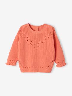Babymode-Pullover, Strickjacken & Sweatshirts-Pullover-Baby Pullover aus Rippstrick Oeko-Tex
