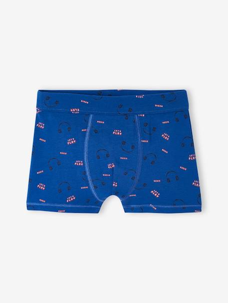 7er-Pack Jungen Boxershorts mit Bio-Baumwolle, Bären - königsblau - 8