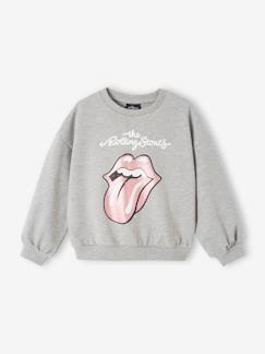 Maedchenkleidung-Pullover, Strickjacken & Sweatshirts-Sweatshirts-Mädchen Sweatshirt The Rolling Stones