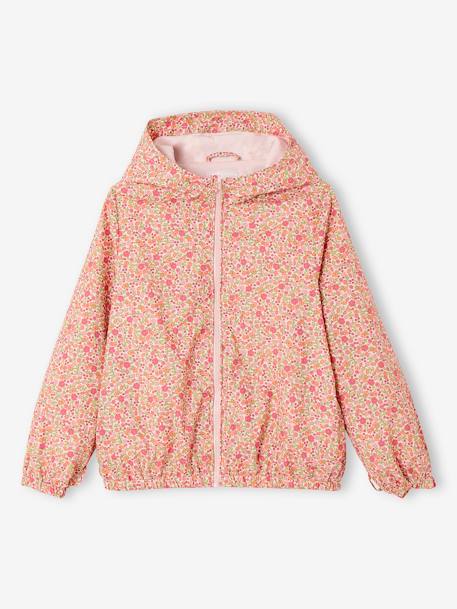 Mädchen 3-in-1-Jacke mit Recycling-Polyester - khaki+rosa - 7