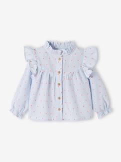 Babymode-Hemden & Blusen-Baby Bluse mit Volants