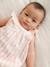 Baby Kleid aus gestreiftem Seersucker - rosa - 1