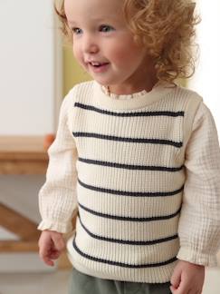 Babymode-Pullover, Strickjacken & Sweatshirts-Pullover-Baby 2-in-1-Pullover