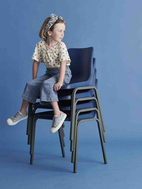 Mädchen Blusenshirt mit Recycling-Polyester - mehrfarbig+wollweiß - 5