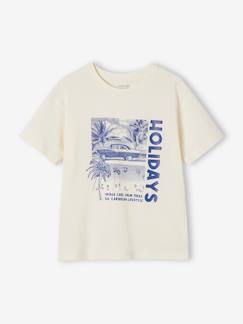 -Jungen T-Shirt mit Fotoprint, Recycling-Baumwolle