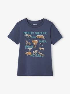 Jungenkleidung-Shirts, Poloshirts & Rollkragenpullover-Shirts-Jungen T-Shirt mit Recycling-Baumwolle