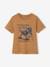 Jungen T-Shirt mit Dino-Print, Recycling-Baumwolle - cappuccino+graublau - 1