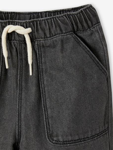 Baby Jeans mit Schlupfbund - anthrazit - 3