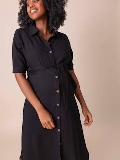 Umstandsmode-Umstandskleider-Hemdblusenkleid für Schwangerschaft & Stillzeit CARLOTTA ENVIE DE FRAISE