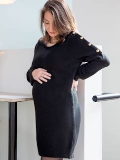 Umstandsmode-Strickkleid für Schwangerschaft & Stillzeit LINA ENVIE DE FRAISE