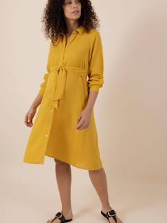 Umstandsmode-Umstandskleider-Hemdblusenkleid für Schwangerschaft & Stillzeit AINA ENVIE DE FRAISE