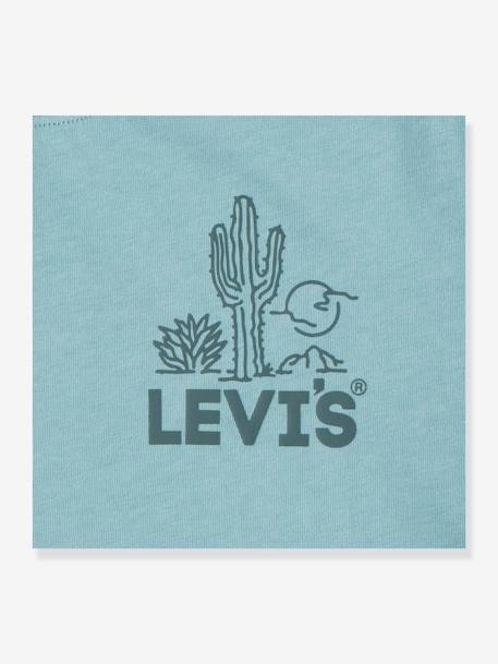 Jungen T-Shirt mit Print Levi's, Bio-Baumwolle - mandelgrün - 3