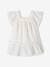 Festliches Baby Kleid mit Stickereien - wollweiß - 1