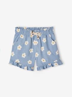 Maedchenkleidung-Shorts & Bermudas-Mädchen Shorts mit Volants