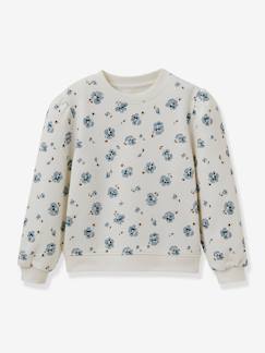 Maedchenkleidung-Pullover, Strickjacken & Sweatshirts-Sweatshirts-Mädchen Sweatshirt Pablo Piatti CYRILLUS, Bio-Baumwolle