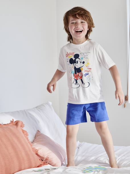Kurzer Kinder Schlafanzug Disney MICKY MAUS - blau - 1