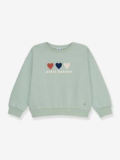 Maedchenkleidung-Mädchen Sweatshirt mit Stickerei PETIT BATEAU