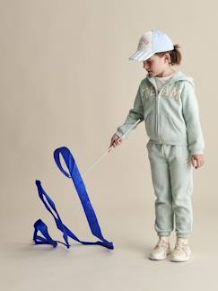 Maedchenkleidung-Sportbekleidung-Mädchen Jogginghose mit Paperbag-Bund Oeko-Tex