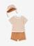 Baby-Set: T-Shirt, Shorts & Sonnenhut - cappuccino - 1