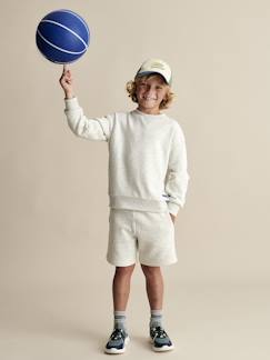 Jungenkleidung-Sets-Jungen Sport-Set: Sweatshirt & Shorts, personalisierbar Oeko-Tex
