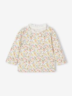 Mädchen Baby Sweatshirt mit Spitzenkragen -  - [numero-image]
