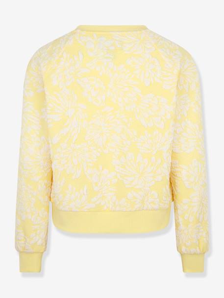 Mädchen Sweatshirt mit Jacquard-Blumen CONVERSE - goldgelb - 1