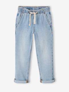 Jungenkleidung-Weite Jungen Jeans mit Schlupfbund Oeko-Tex