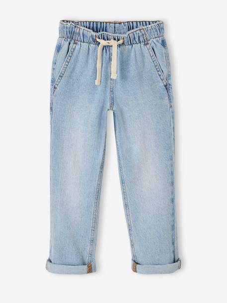 Weite Jungen Jeans mit Schlupfbund Oeko-Tex - bleached+blue stone+grauer denim - 1