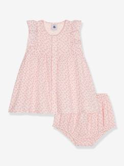 -Mädchen Baby-Set: Kleid & Shorts PETIT BATEAU