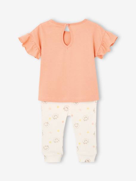 Baby-Set: T-Shirt & Leggings Disney ARISTOCATS MARIE - aprikose - 4