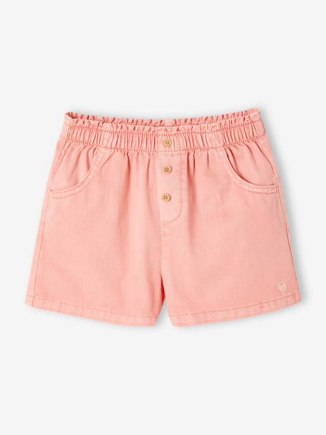 Mädchen Shorts mit Schlupfbund - blush+marine+pastellgelb - 2