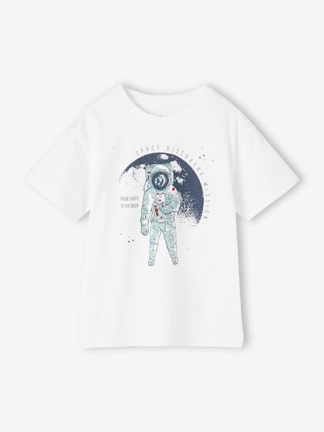 Jungen T-Shirt mit Astronaut - wollweiß - 1