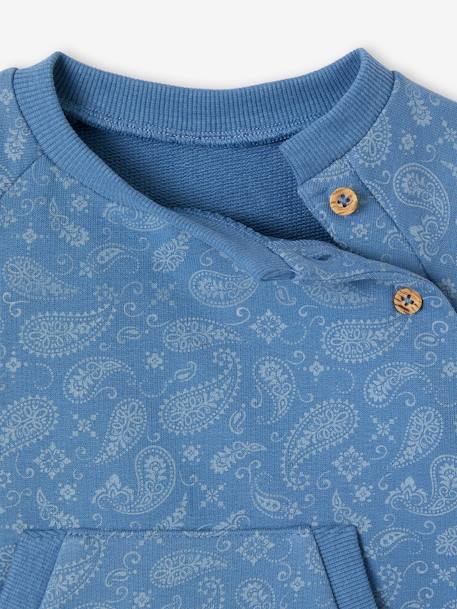 Baby Sweatshirt mit Recycling-Polyester - blau - 3