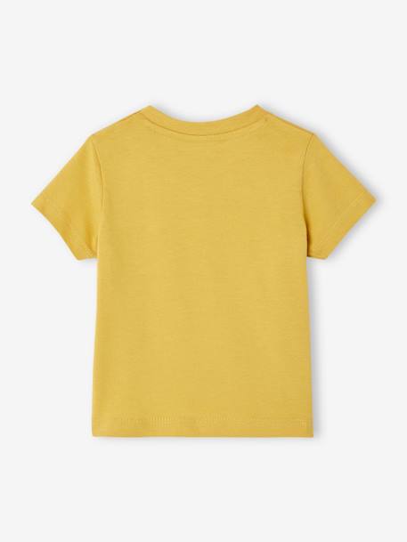Jungen Baby T-Shirt, Colorblock Oeko-Tex - gelb+grün/weiß - 3