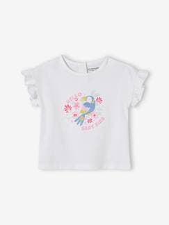 Baby T-Shirt mit Flatterärmeln Oeko-Tex -  - [numero-image]