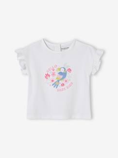 Babymode-Shirts & Rollkragenpullover-Baby T-Shirt mit Flatterärmeln Oeko-Tex