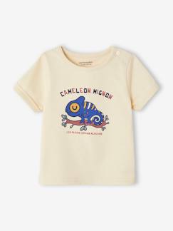 Babymode-Shirts & Rollkragenpullover-Shirts-Baby T-Shirt mit Chamäleon Oeko-Tex