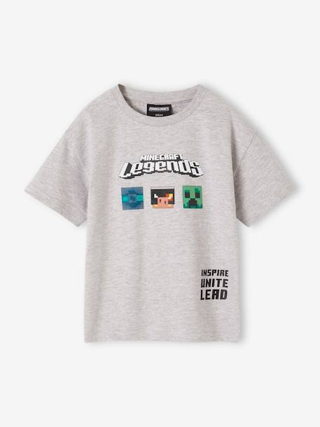 Kinder T-Shirt MINECRAFT Legends - grau meliert - 1