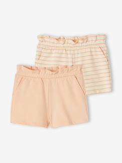 Maedchenkleidung-Shorts & Bermudas-2er-Pack Mädchen Shorts
