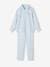Mädchen Schlafanzug mit Glitzertupfen, personalisierbar - himmelblau - 1