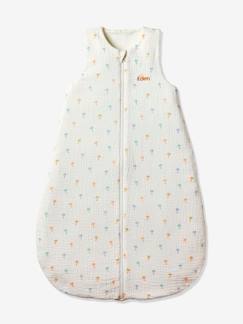 Dekoration & Bettwäsche-Babybettwäsche-Schlafsäcke-Baby Sommerschlafsack PALMEN aus Musselin personalisierbar Oeko-Tex