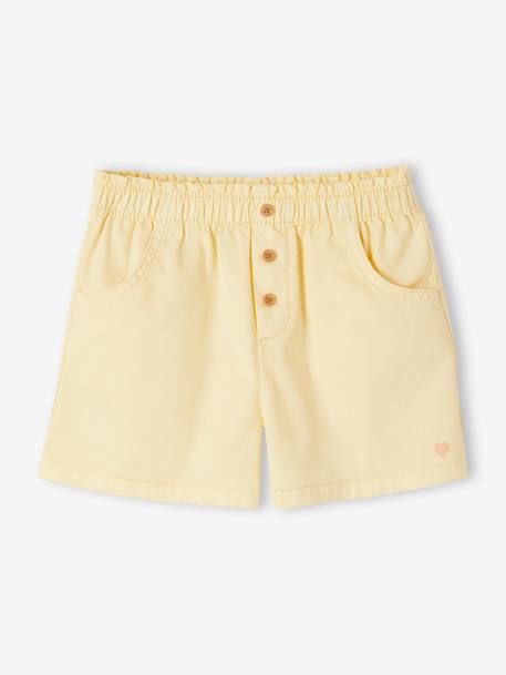 Mädchen Shorts mit Schlupfbund - blush+marine+pastellgelb - 11