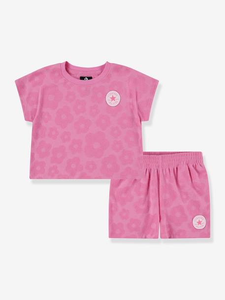 Mädchen-Set: Shorts & T-Shirt CONVERSE - rosa - 1