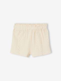 Babymode-Shorts-Baby Shorts mit Strukturmuster